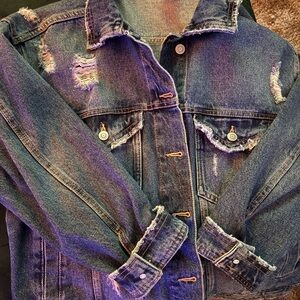 Distressed Denim Jacket